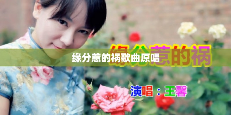 缘分惹的祸歌曲原唱