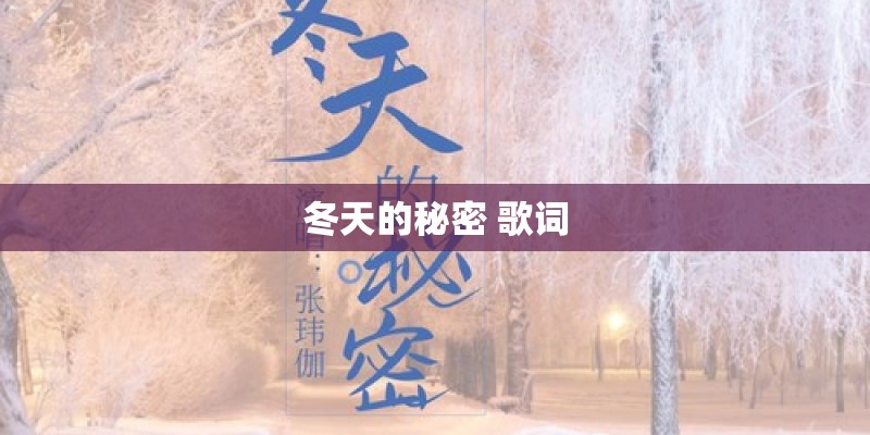 冬天的秘密 歌词