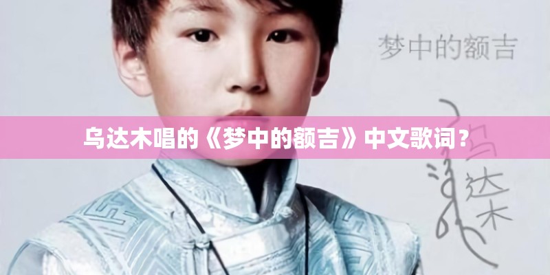 乌达木唱的《梦中的额吉》中文歌词？