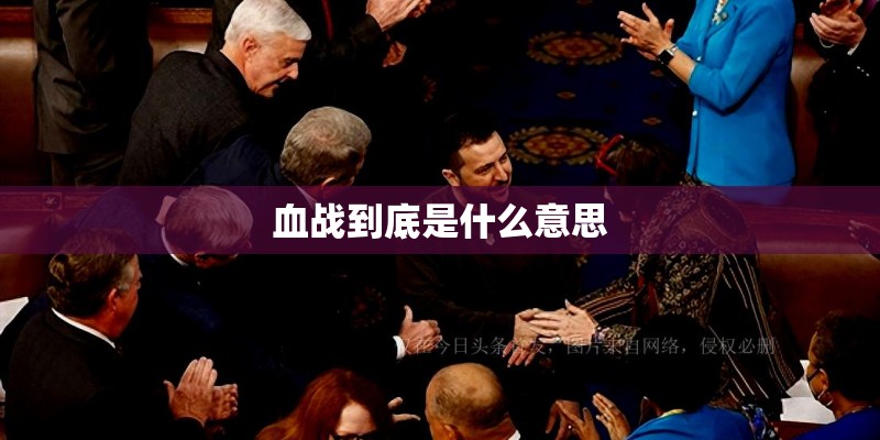 血战到底是什么意思