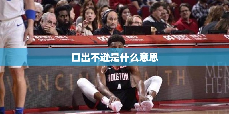 口出不逊是什么意思