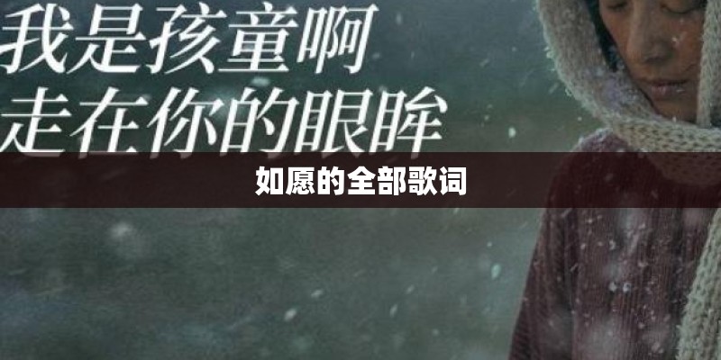 如愿的全部歌词