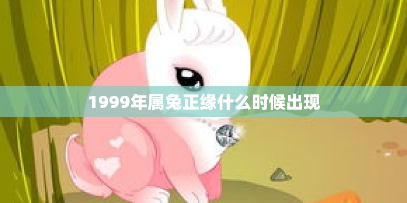 1999年属兔正缘什么时候出现 1999年属兔正缘什么时候出现