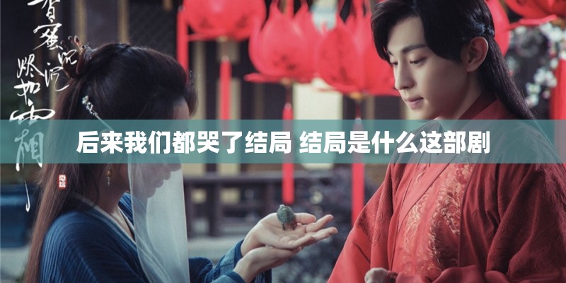 后来我们都哭了结局 结局是什么这部剧
